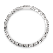 Rosamund Round Cut Diamond Tennis Bracelet S-Link (8 ctw) - Nivetta